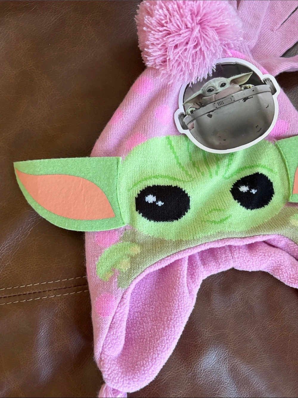 Star Wars 2pc set hat & gloves BABY YODA